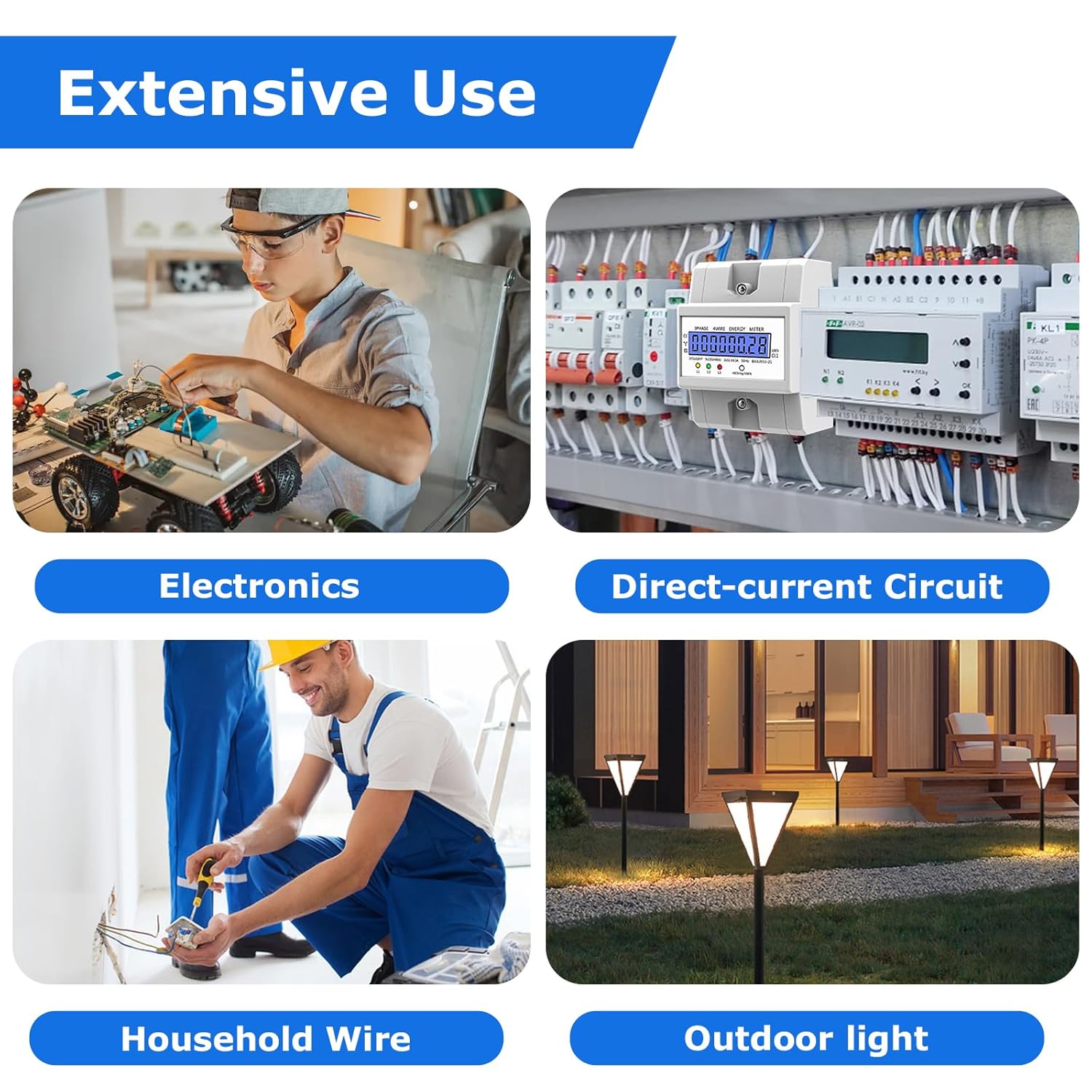 18 AWG Electrical Wire, 6/7/8 Conductor Stranded Tinned Copper Multi-Core Cable, Black/White PVC Flexible Control Extension Cord — 10/20/50m (33ft–165ft) Options