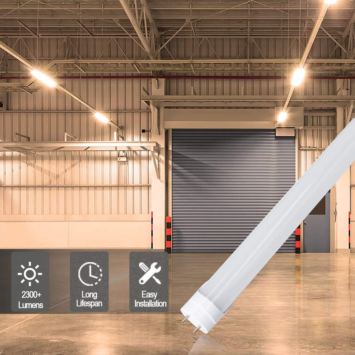 3ft T8 LED Tube Lamp – 15W – Retrofit Type – Frosted Cover – 3000K / 4000K / 5000K – 4-Pack or 20-Pack – Ballast Bypass – Non-Dimmable (AC90-240V) or 110V Dimmable