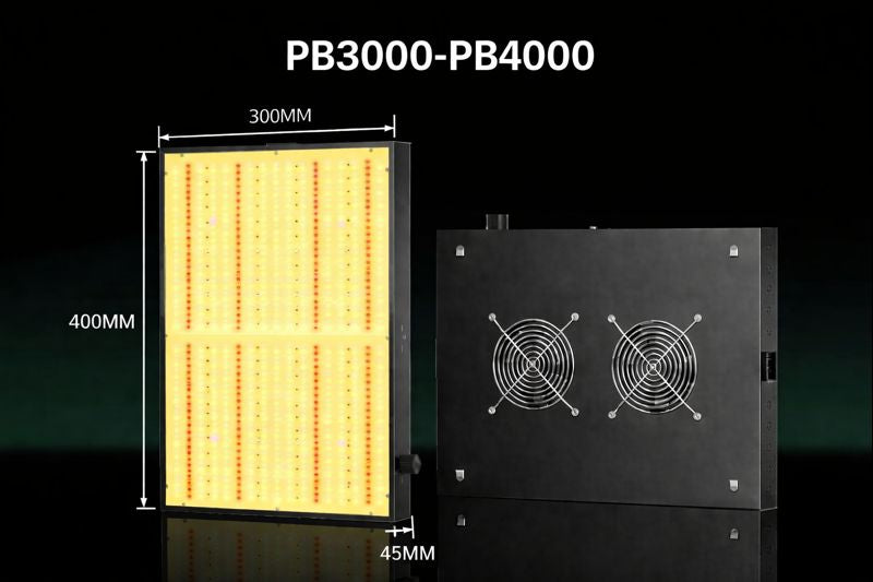 GP Series Professional Full Spectrum LED Grow Light - 100W / 150W / 200W / 300W / 400W | 3.5×3FT – 6×5FT Coverage | VEG & Bloom Dual Mode | 0 – 10V Dimming | AC110 – 220V | Daisy Chain & Built-In Silent Fan | Hanging Rope | US / EU / UK / AU Plug