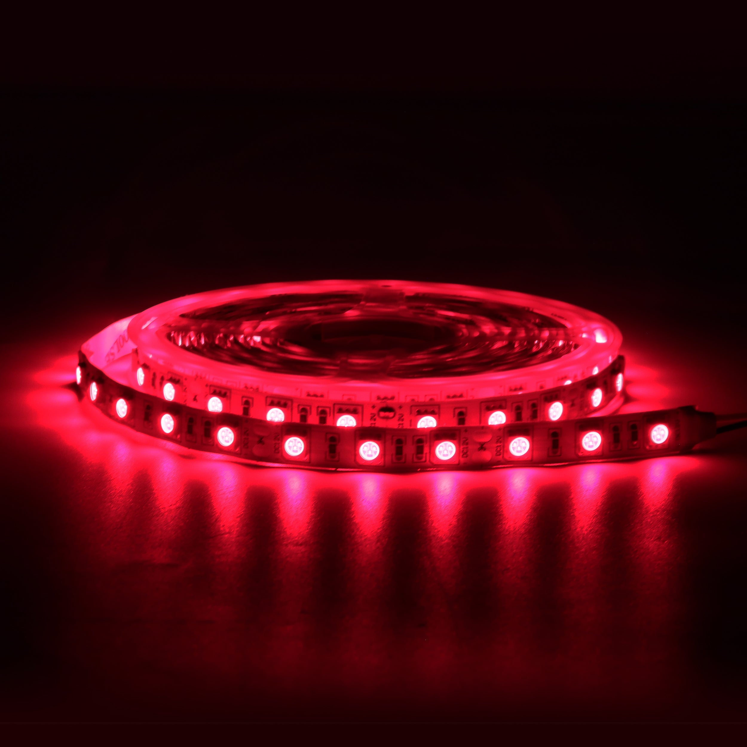 730–735nm SMD5050 DC12V Infrared LED Strip Light – High Power Far Red for Plants, 30/60/120 LEDs/m, 5 Meters, IP00/IP65
