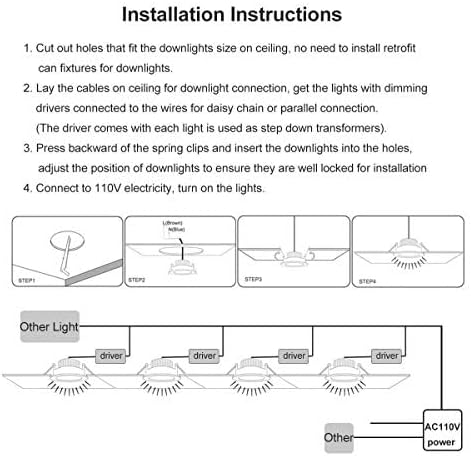 Mattiertes LED-Downlight der ECO-1-Serie – Silbernes Gehäuse – TRIAC-dimmbar – 3 W/5 W/7 W/9 W – 4er-Pack/10er-Pack – 2700 K–6000 K – 100–130 V / 200–240 V