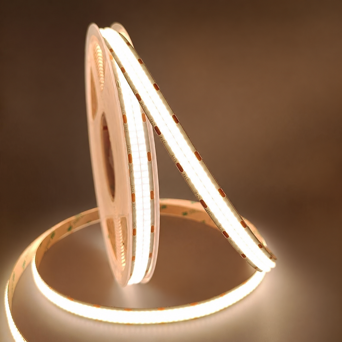 Double Row COB Flexible LED Strip Light - 12V / 24V | 320 / 480 LEDs/M | 3000K / 4000K / 6500K / Red / Blue / Green / Pink / Yellow | 8mm PCB | CRI 90+ | Dot-Free Continuous Lighting | Non-Waterproof | for Cabinets,Kitchen Office Lighting | 5/50M