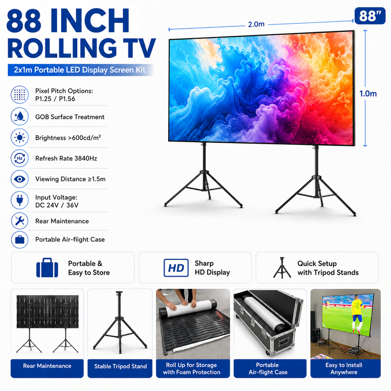 Rolling LED Display Screen