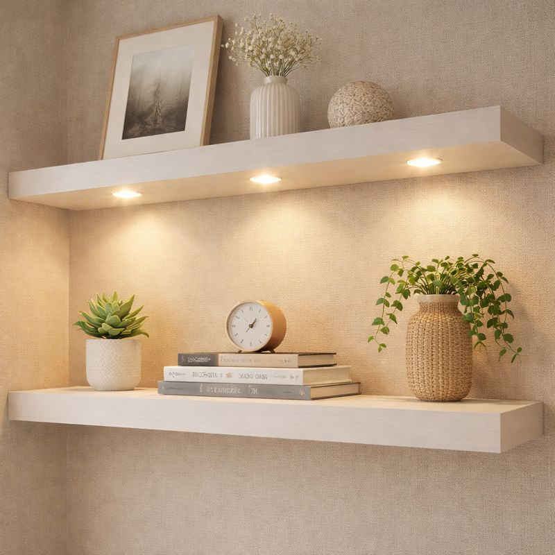 16er-Pack LED-Einbauleuchten-Kits für den Außenbereich, IP67, wasserdichtes LED-Stufenleuchten-Kit für den Boden, für Garten, Hof, Stufen, Badezimmer und Küche