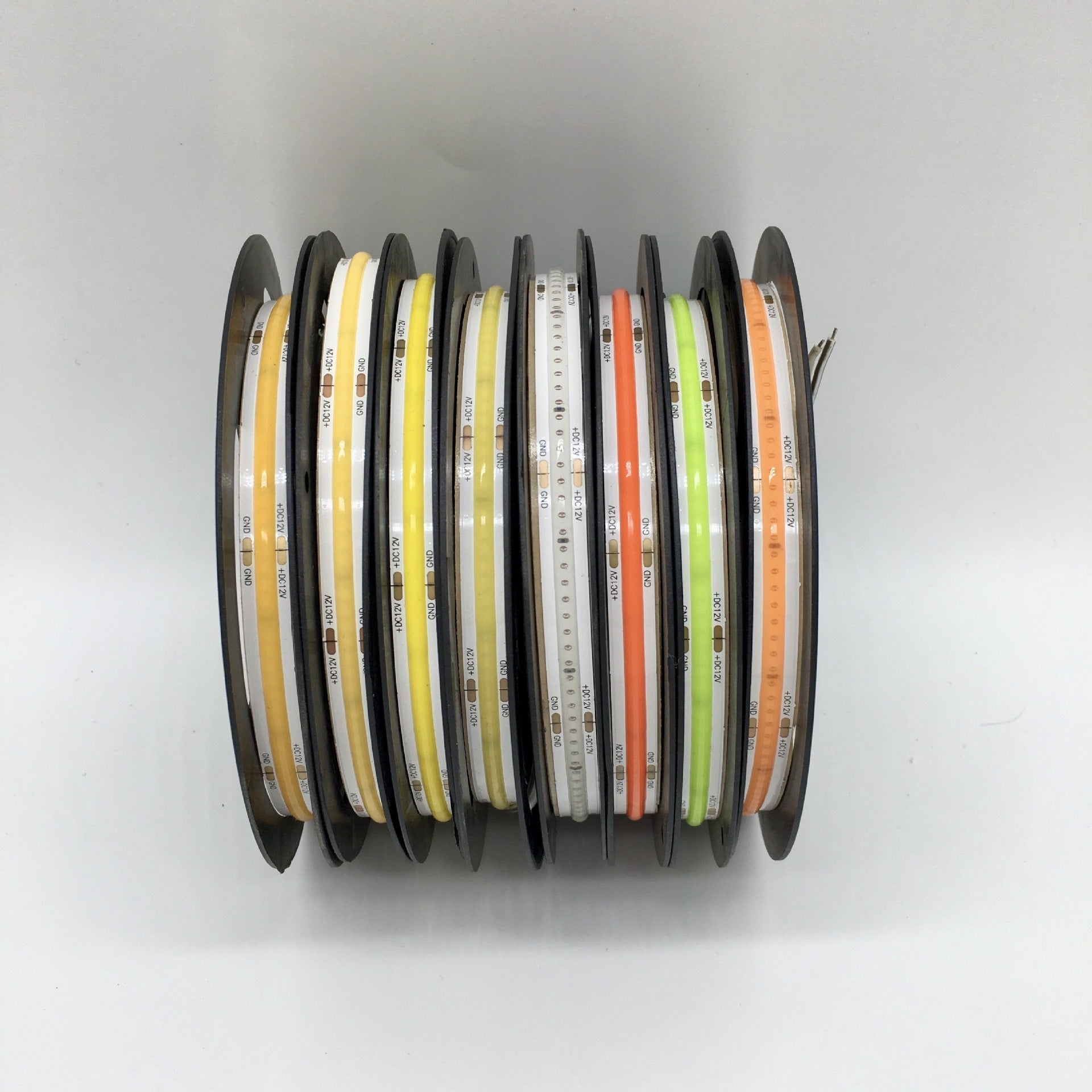 8MM Wide COB Flexible LED Strip Light - 12V / 24V | 320 / 480 / 512 LEDs/M | 3000K / 4000K / 6500K / Red / Blue / Green / Pink / Yellow | 8mm PCB | CRI 80+ | Dot-Free Continuous Lighting | Non-Waterproof | for Cabinets,Kitchen Office Lighting