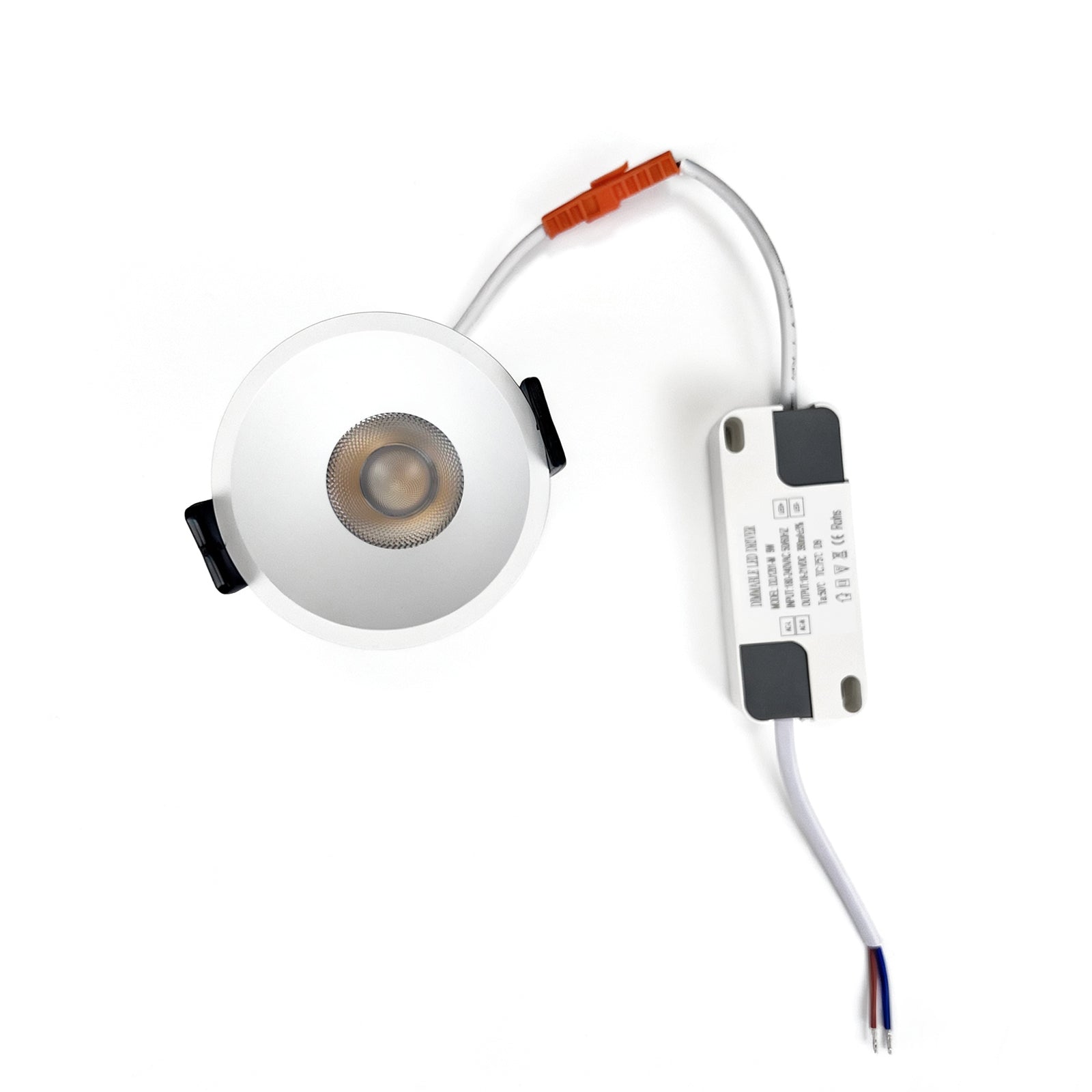 PRO-2A Series Deep Anti-Glare Full Spectrum LED Downlight | 200–240V | 4/10 Pack | 7W / 9W / 12W | 3000K / 4000K / 5000K | 24° Beam | White Housing | CRI>95 | Commercial Ceiling Recessed Light