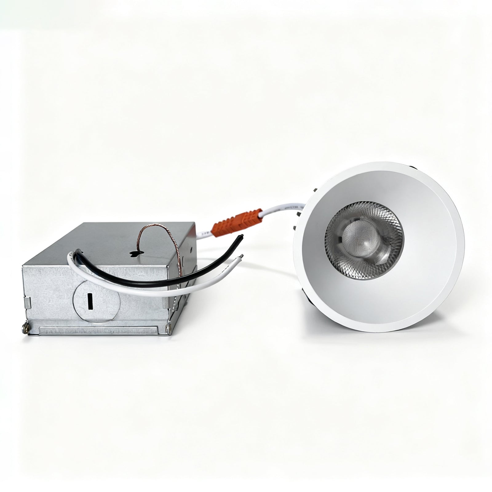 PRO-1A Series Deep Anti-Glare Full Spectrum LED Downlight | 100–130V | 4/10 Pack | 7W / 9W / 12W | 5CCT Adjustable | 24° Beam | White Housing | CRI>95 | Commercial Ceiling Recessed Light