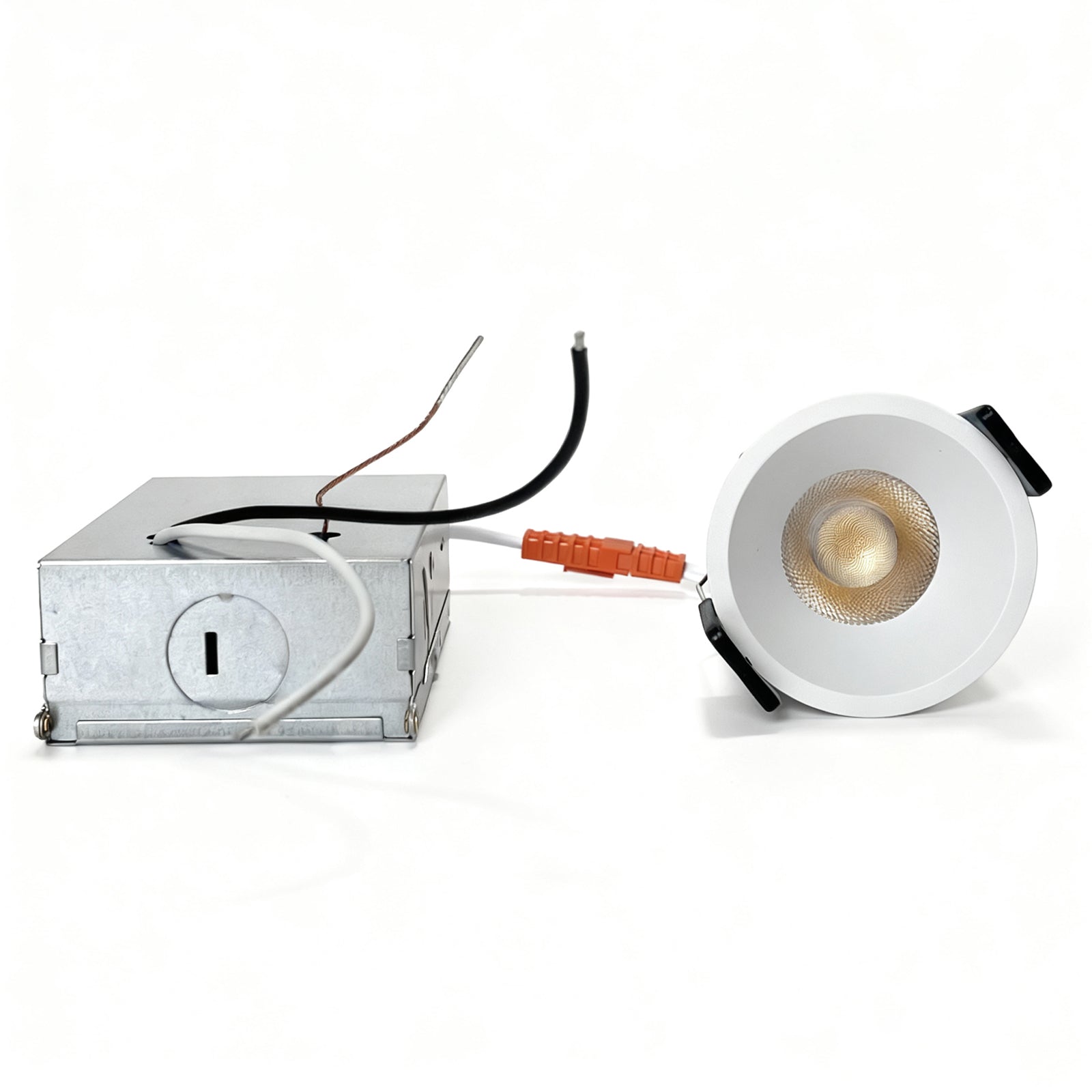 PRO-1A Series Deep Anti-Glare Full Spectrum LED Downlight | 100–130V | 4/10 Pack | 7W / 9W / 12W | 5CCT Adjustable | 24° Beam | White Housing | CRI>95 | Commercial Ceiling Recessed Light