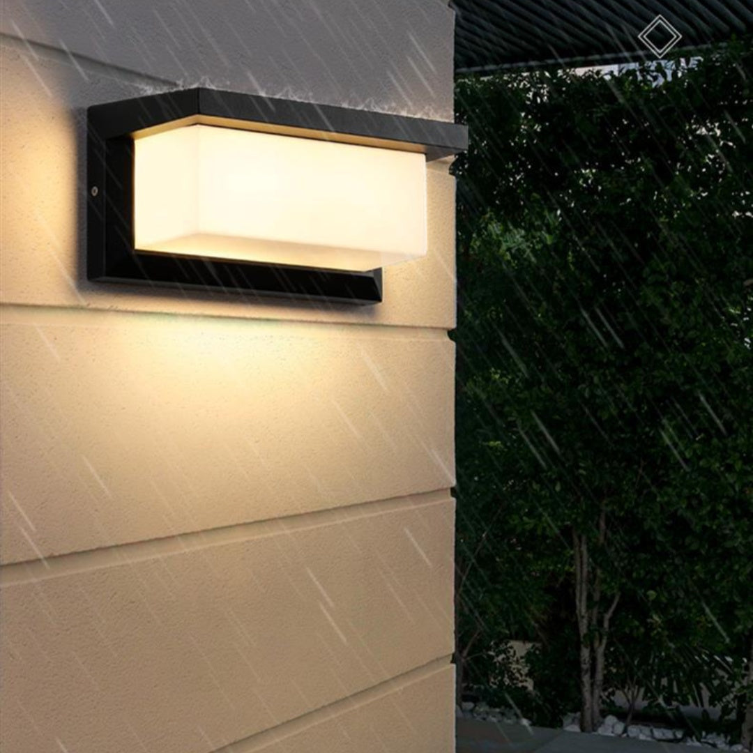 2pcs Pack Modern Waterproof LED Wall Light – 18W (A|B|C|D|D|F|G|H|I ) 9 Models Luminous Outdoor Wall Sconce for Porch, Balcony, Corridor, and Garden