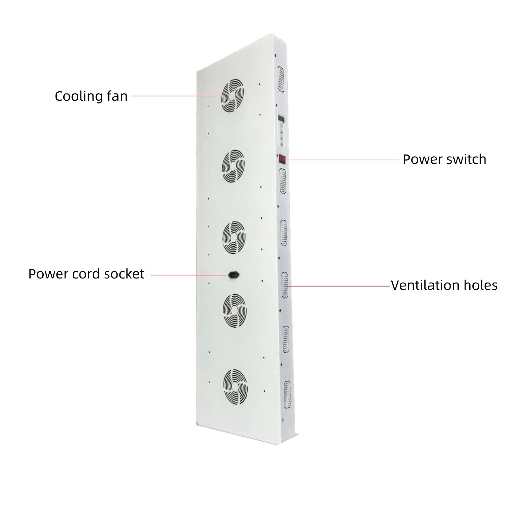 ALPRO1500 Rotes LED-Lichttherapie-Panel, 420 W tiefrote 660 nm und Nahinfrarot 850 nm LED-Lichttherapie
