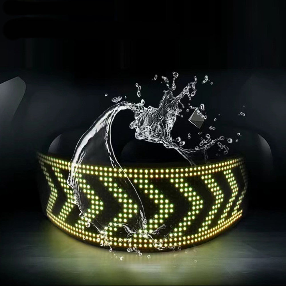 BokiHuk Pantalla LED Desplegable Programable, 34,8x10,2 cm Panel LED Flexible con App y Control Remoto, Pantalla RGB Ojos para Coche, Camión, Bar, Tiendas, DIY, Decoración de Fiesta BokiHuk Pantalla LED Desplegable Programable, 34,8x10,2 cm Panel LED Flexible con App y Control Remoto, Pantalla RGB Ojos para Coche, Camión, Bar, Tiendas, DIY, Decoración de Fiesta