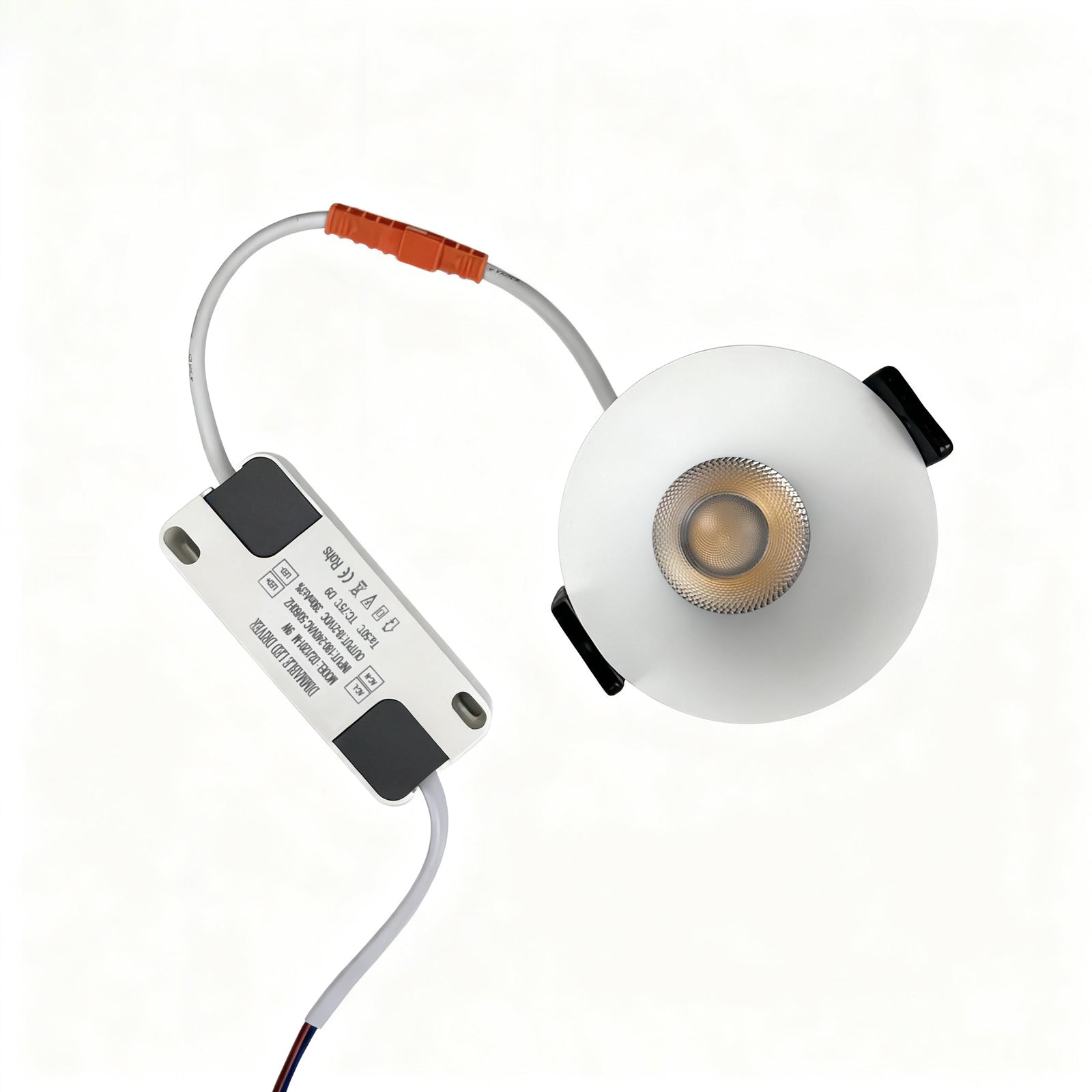 PRO-2B Series Deep Anti-Glare Full Spectrum LED Downlight | 200–240V | 4/10 Pack | 7W / 9W / 12W | 3000K / 4000K / 5000K | 24° Beam | White Housing | CRI>95 | Commercial Ceiling Recessed Light