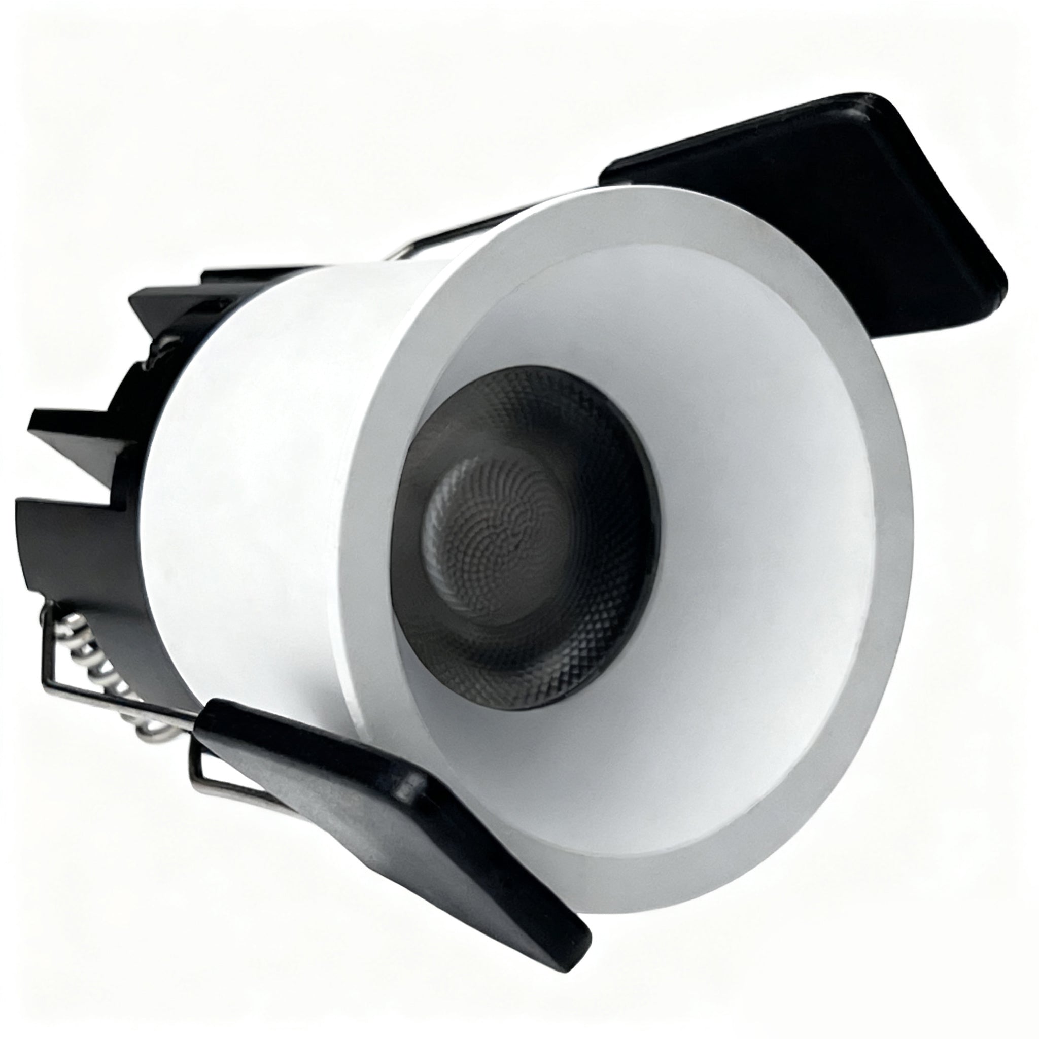 FX-5 Series Deep Anti-Glare Mini LED Downlight | 3W / 5W | Ø1.38″ Cutout | 24° Beam | 100–240V | CRI>95 Full Spectrum | White Housing | Non-Dimmable | Precision Accent Lighting | 4 / 10-Pack