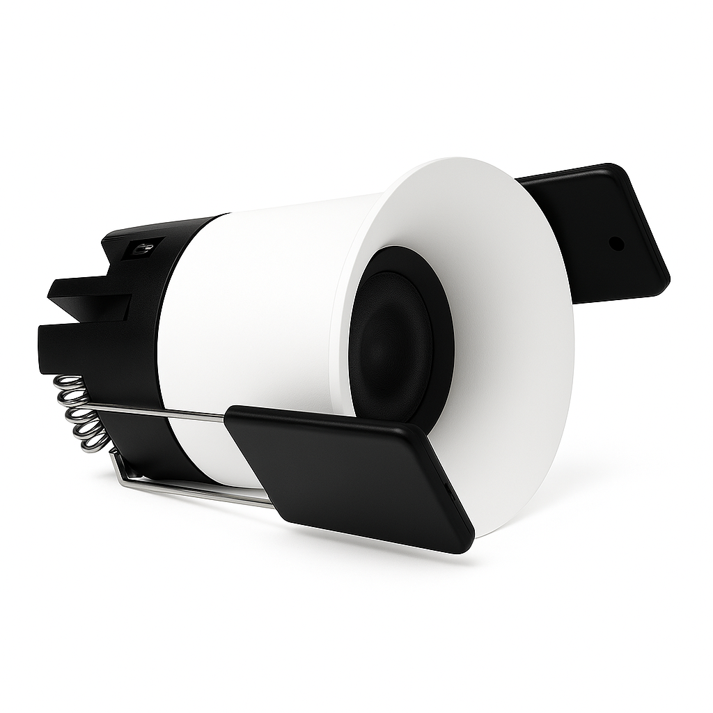 FX-6 Series Deep Anti-Glare Mini LED Downlight | 3W / 5W | Ø1.38″ Cutout | 24° Beam | 100–240V | CRI>95 Full Spectrum | Black Housing | Non-Dimmable | White Accent Lighting | 4 / 10-Pack