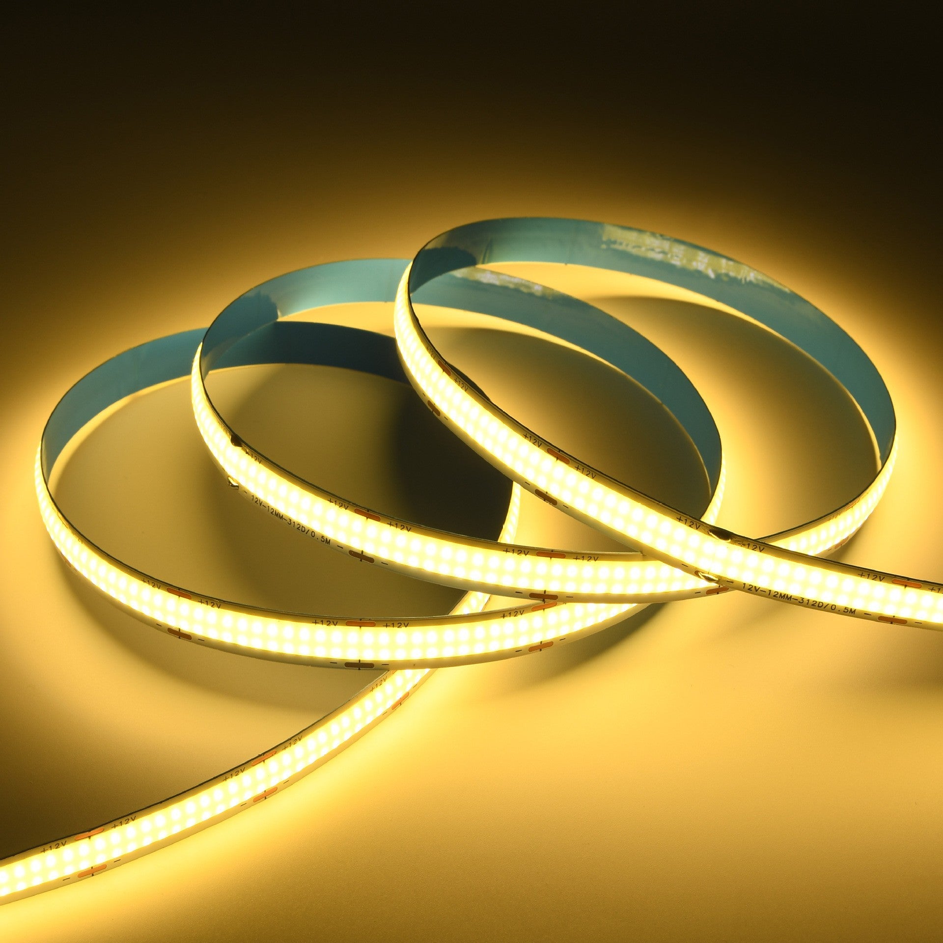 FCOB Ultra High-Density LED Strip Light | 5m (16.4ft) Roll | CRI90 | 3000K / 4000K / 6500K | 1600 LEDs/m | 40W | 24V DC | 30mm Wide | Dimmable Indoor IP00 Ribbon Lighting