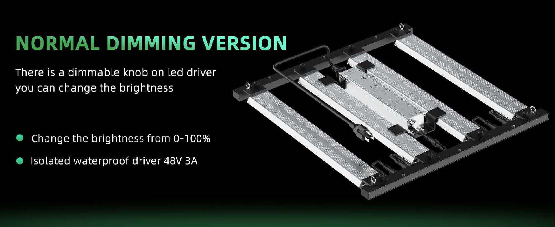 Detachable LED Grow Light - 150W / 200W | Modular & High-Uniformity Full Spectrum | Knob / Remote Control | 0-10V Dimming | AC85 - 264V | Included Hanging Rope, Dimmable Driver | Plant Grow Light for Seedling, Veg & Bloom | US / EU / UK / AU Plug