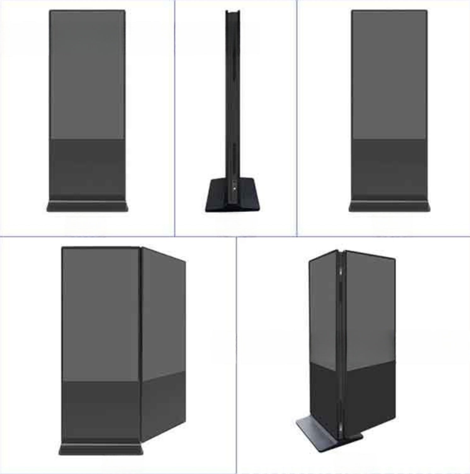 55'' Double-Sided Indoor Movable LCD Digital Signage Display | Android