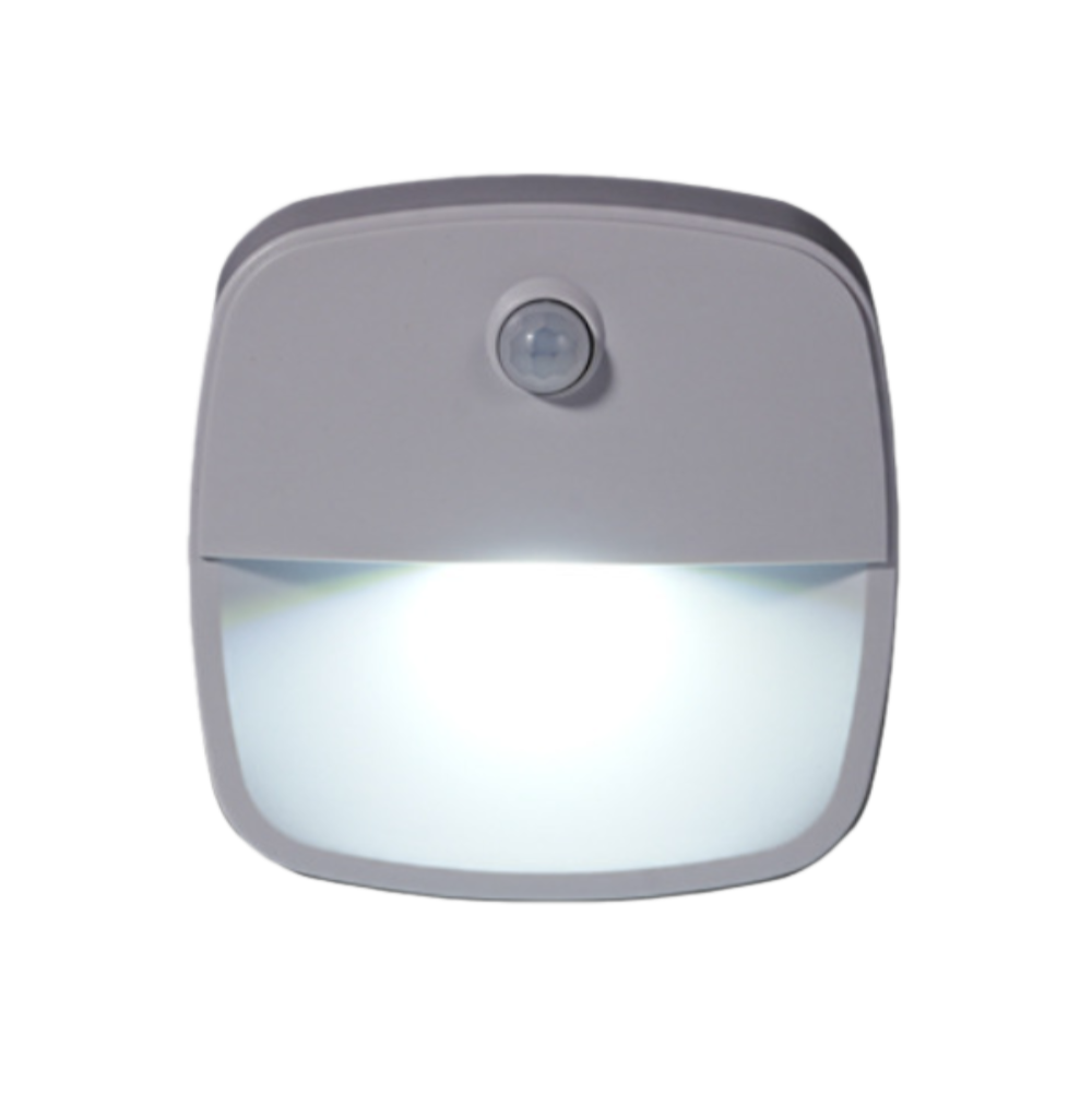 3er-Pack LED-Bewegungsmelder-Licht, kabelloses, batteriebetriebenes LED-Nachtlicht, Wandleuchte, Schrankbeleuchtung, sichere Beleuchtung für Treppen, Flur, Badezimmer, Küche, Schrank (weiß)