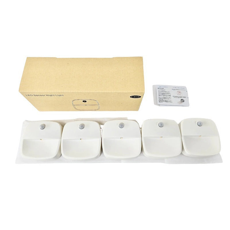 3er-Pack LED-Bewegungsmelder-Licht, kabelloses, batteriebetriebenes LED-Nachtlicht, Wandleuchte, Schrankbeleuchtung, sichere Beleuchtung für Treppen, Flur, Badezimmer, Küche, Schrank (weiß)