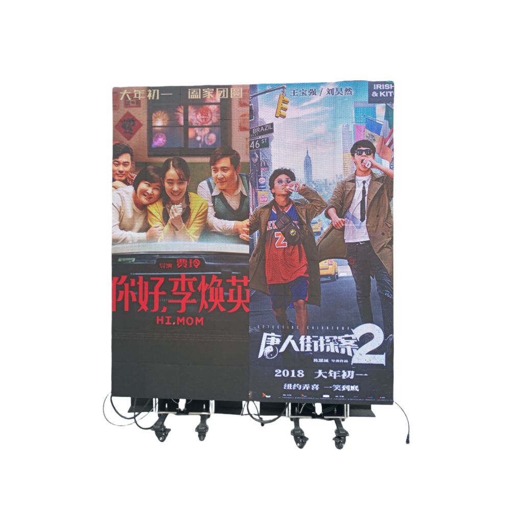 EP-M Series (EP225) 2.25SQM Kit Indoor 3.9m Foldable Mobile LED Poster Remote Controlled LED Display Screen in Moveable Airflight Case