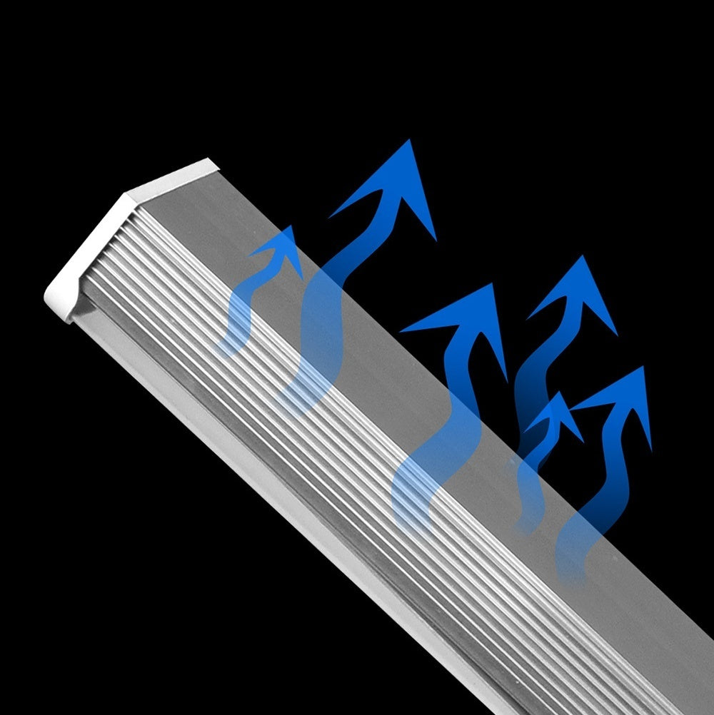 25W Full Spectrum LED Grow Light Bar, 20-Inch, 100–277VAC, 4000K / Sunlight 4-Band / Pink Spectrum Options, for Indoor Plants & Hydroponics