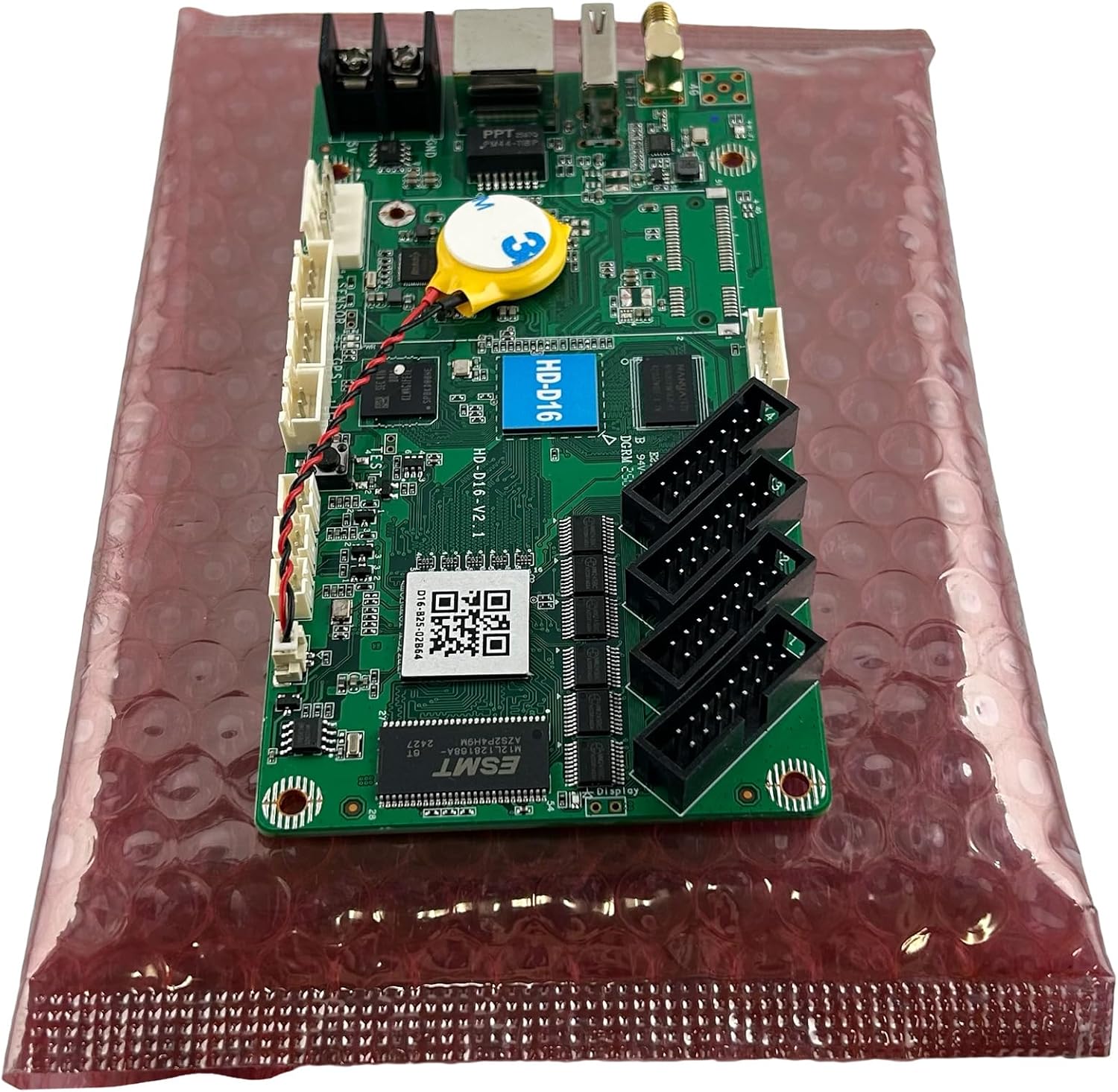 HUIDU HD-D16 LED Card with 4 HUB75E Ports | Digital Signage Player for