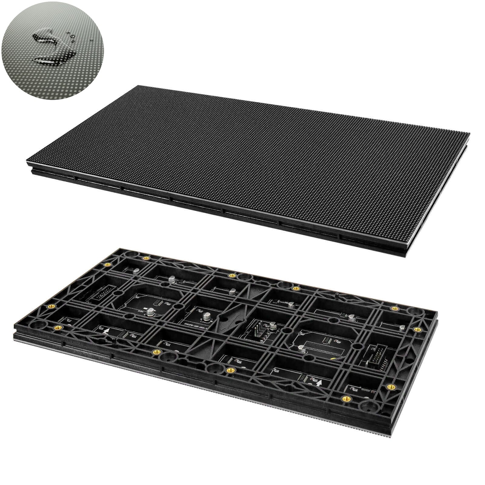 ID-G Series – P2.5 GOB Indoor LED Display Module | 320×160mm | 8,192 Pixels RGB Tile | Full Color Impact-Resistant Panel