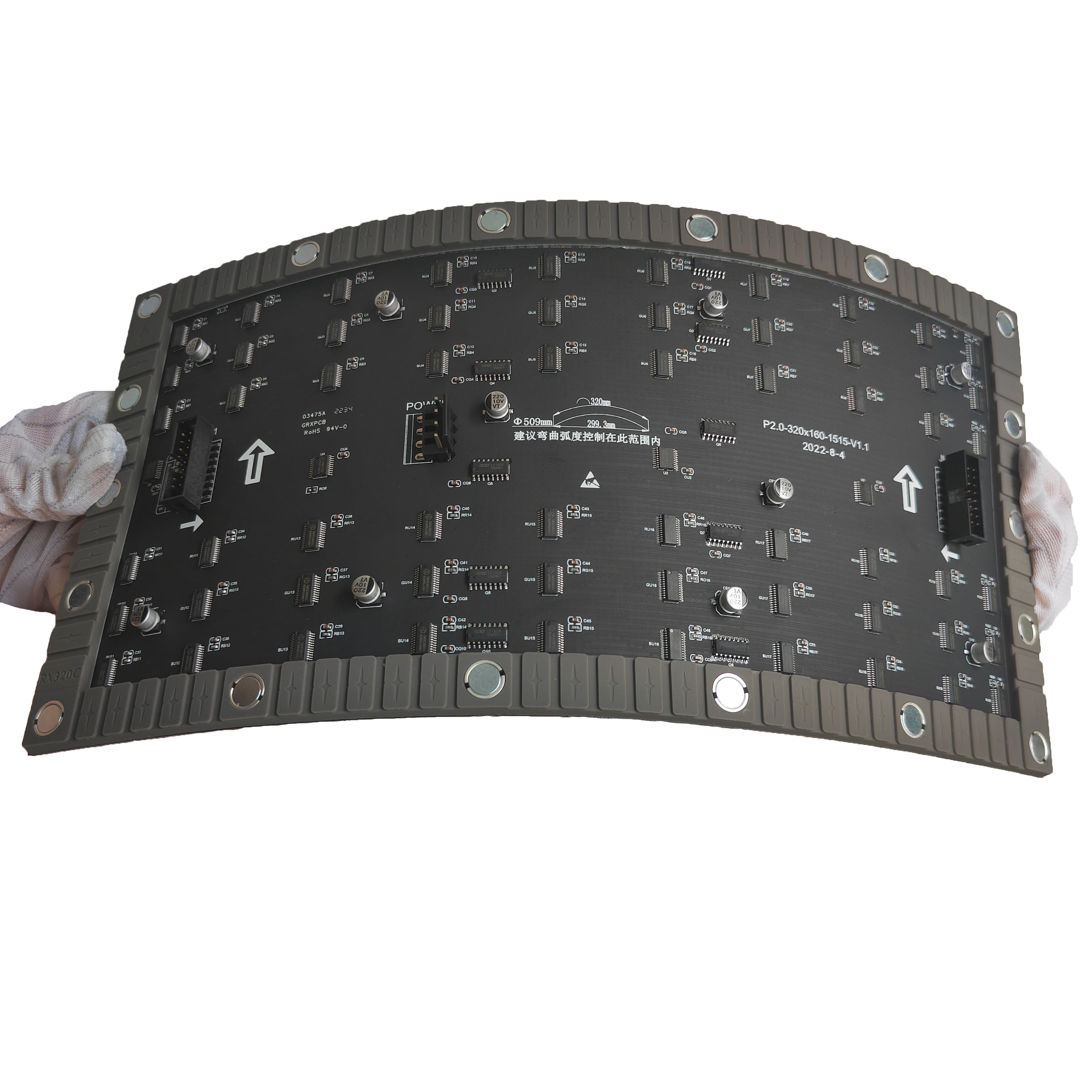 IF-3S Series Indoor Flexible LED Module – P2.0 | 320×160mm | SMD | Soft Back Shell with Magnet | 600nits