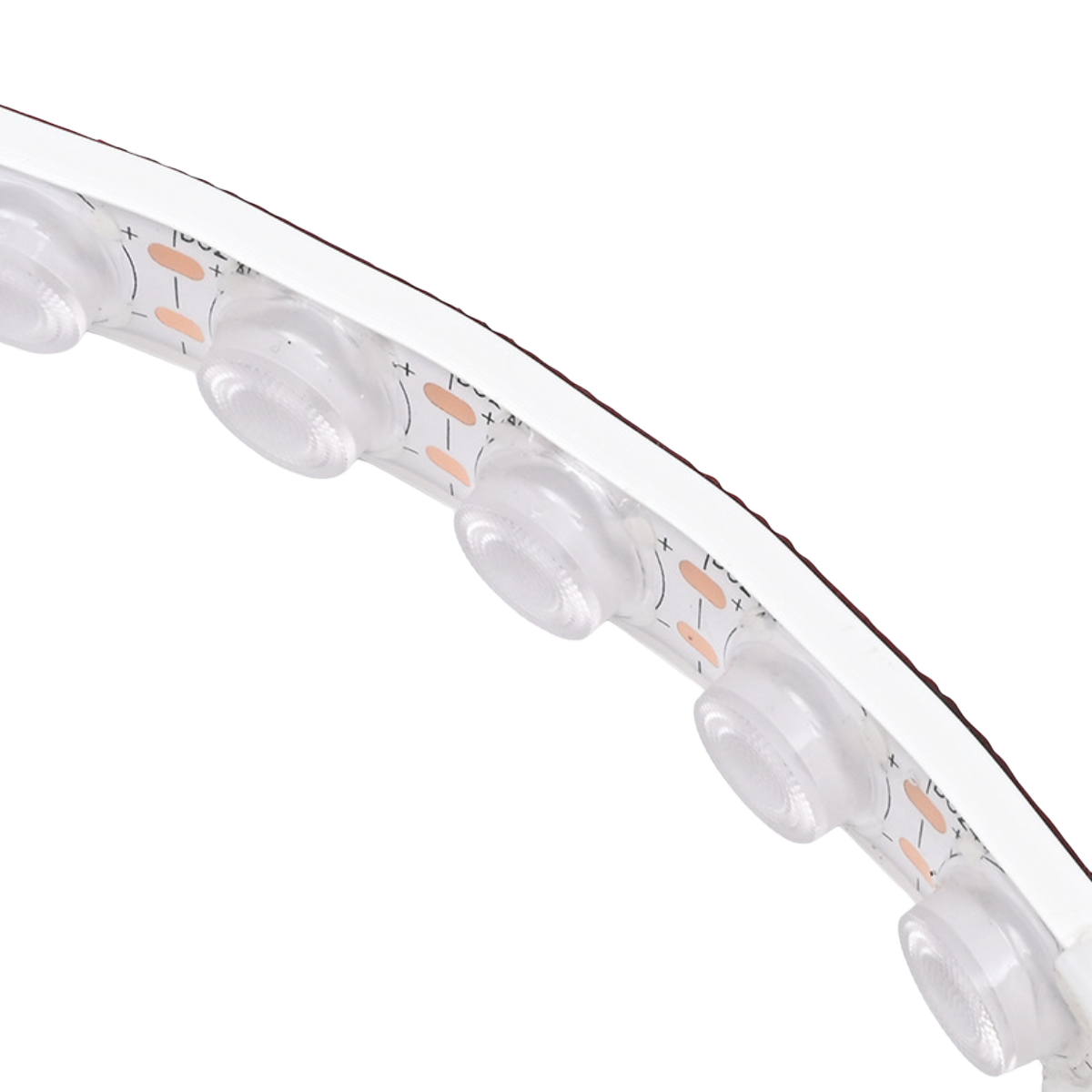 Waterproof Wall Washer LED Strip Light with 25° Beam Lens | 24V DC | 18W/m 48 LEDs/M | 5m Roll | High Brightness Architectural Lighting | 3000K / 4000K / 6000K