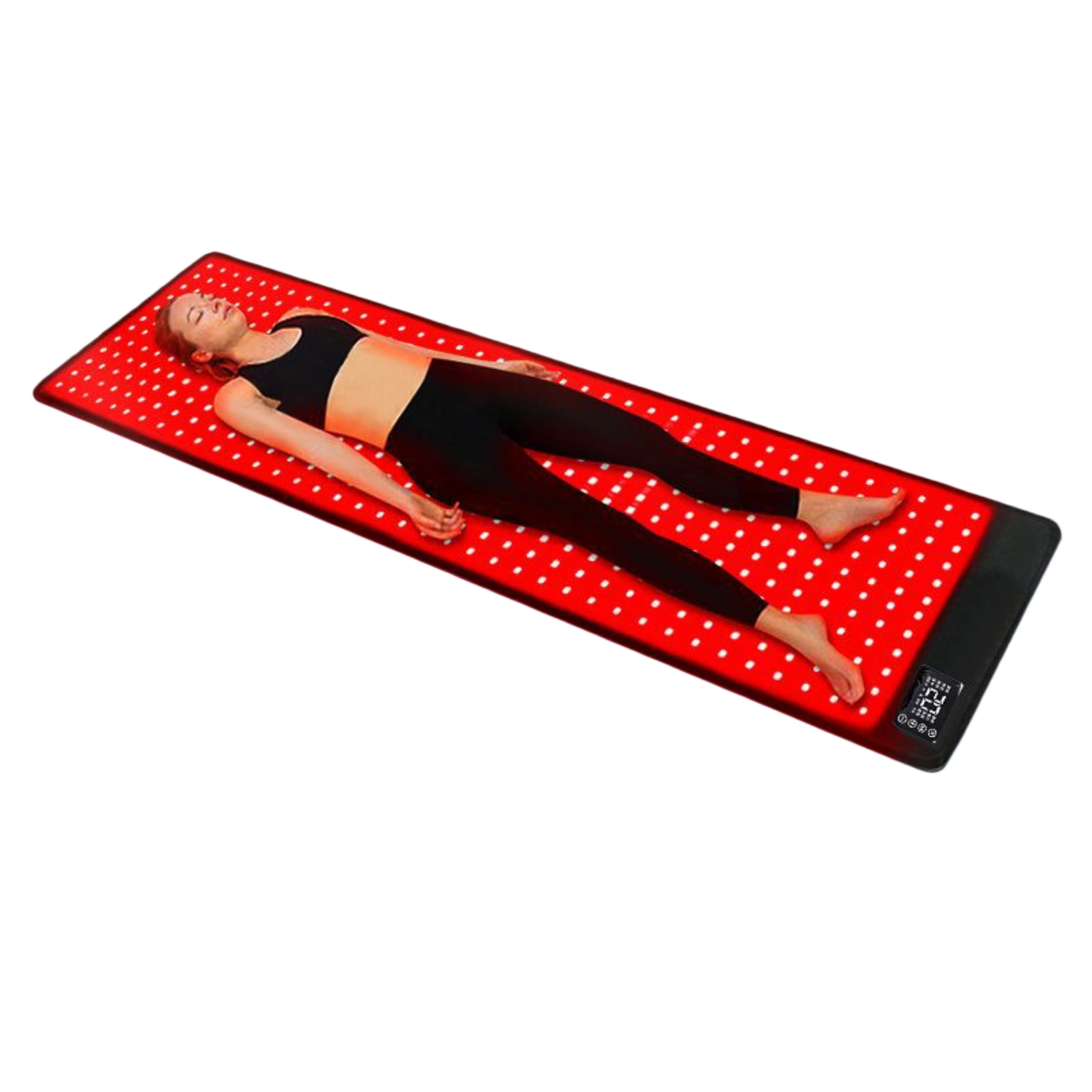 Infrared Therapy Heating Blanket & Mat – 6 Size Options | Red Light 660nm & IR 850nm |  Remote Control | Transparent Film | Vibration Massage | 8 Modes & 20 Intensity Levels | for Sleeping Pad, Yoga Mat & Body Relaxation | US / EU / UK / AU Plug
