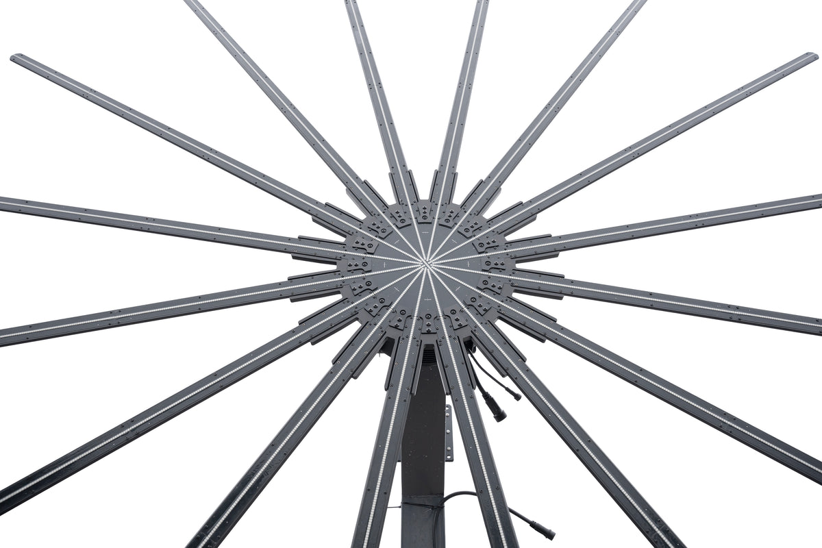 FL-CL Series 280CM (110.2 inch) Extra Large Size | 3D Hologram Fan LED Display | Flat Fan Cloud Control (AS) | Hologram Display Fan | Fan Only, 16 Blades, Remote Controller & Power Adapter Included