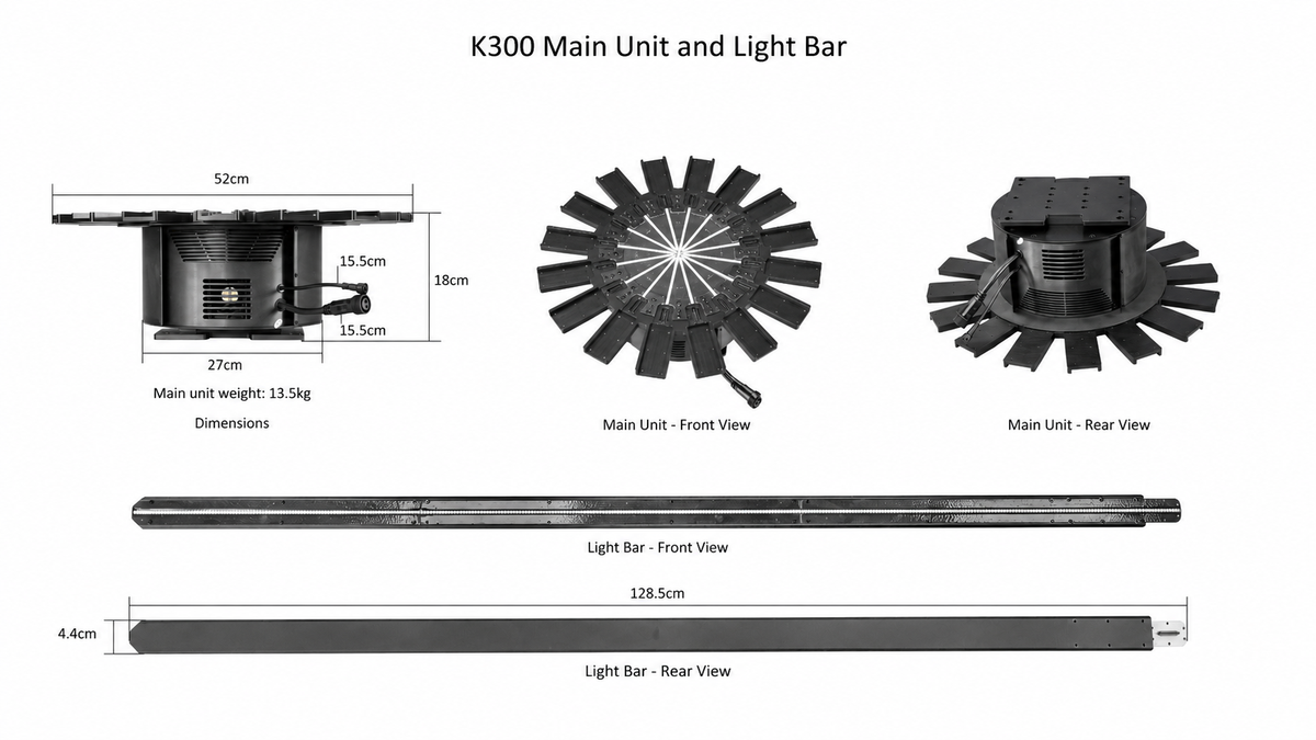 FL-CL Series 280CM (110.2 inch) Extra Large Size | 3D Hologram Fan LED Display | Flat Fan Cloud Control (AS) | Hologram Display Fan | Fan Only, 16 Blades, Remote Controller & Power Adapter Included