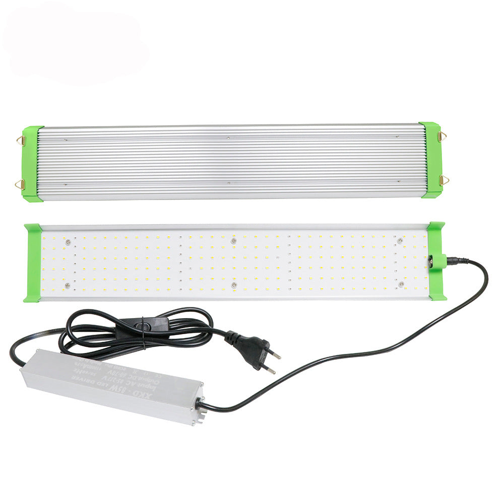 45W Full Spectrum LED Grow Light Quantum Panel, 226pcs SMD2835 LEDs, 5000K/3000K + 660nm Red + 730nm IR + 395nm UV, 85–277VAC for Indoor Plants & Hydroponics
