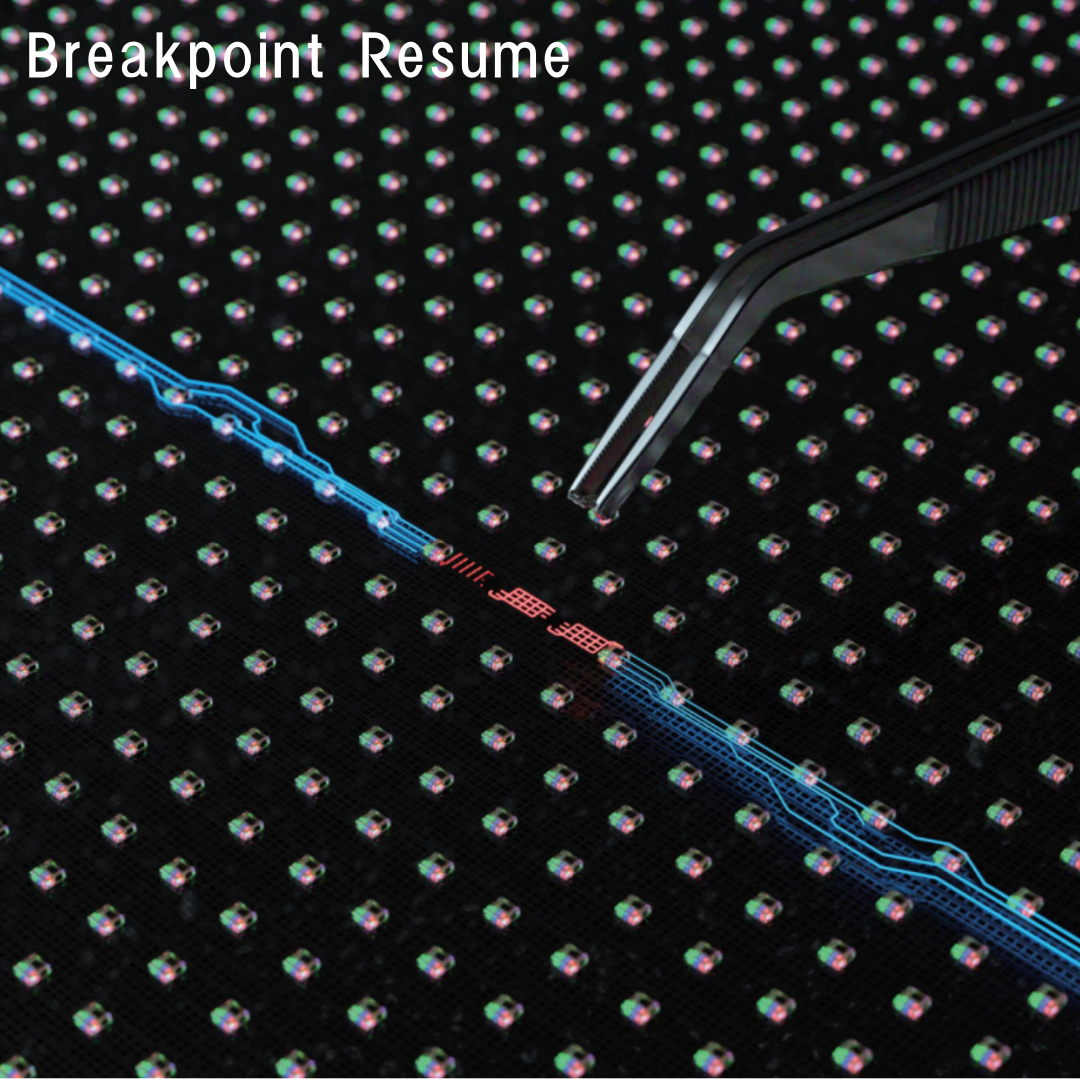 Schlanke, transparente P5-LED-Klebefolie – 320 × 1000 mm (12,60 × 39,37 Zoll) | 2500 Nits | 90 % Transparenz, Glasaufkleber für Einzelhandelsfassaden und Displays in Einkaufszentren | Mehrere Kit-Optionen | Plug &amp; Play
