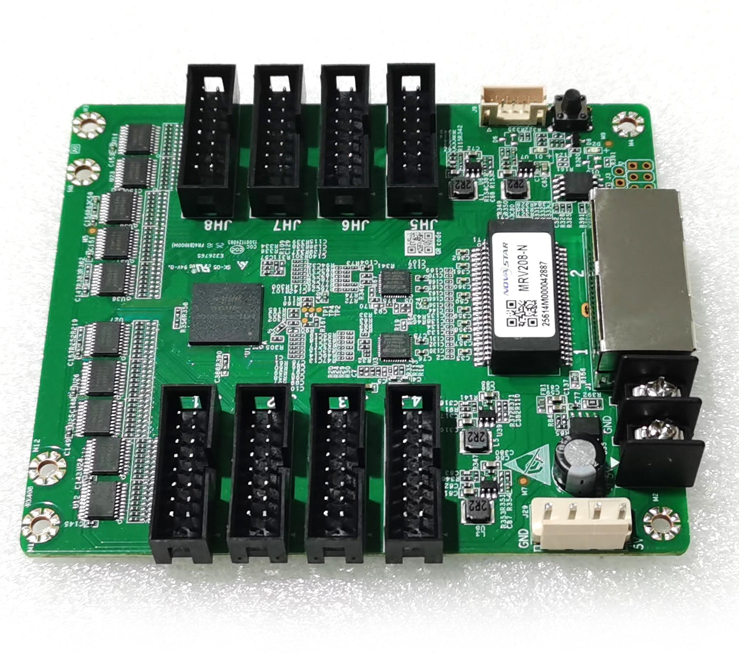 NovaStar MRV208-1 Empfangskarte – 256×256 Pixel | Hochstabile HUB75 LED-Display-Controller-Platine für LED-Displays 