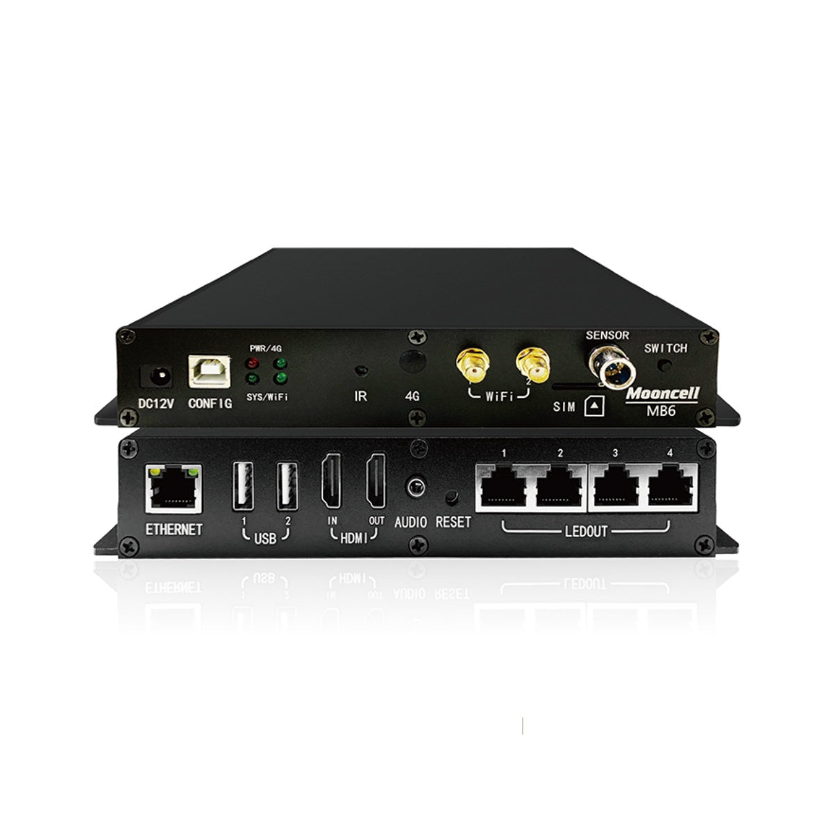 Mooncell MB6 Multimedia Player Dual Mode Controller Box w/2.3 Million Pixels Loading Capacity