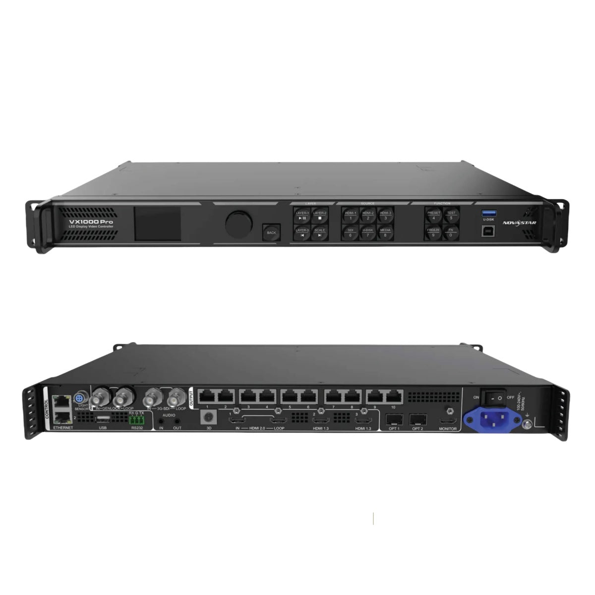 Novastar VX1000 Pro All-in-One LED Screen Controller w/ 6.5 Million Pixels Loading Capacity