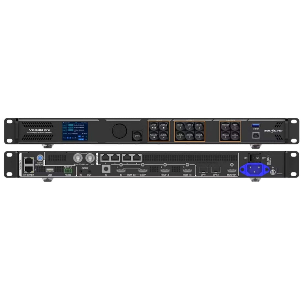 Novastar VX400 Pro All-in-One LED video Controller w/ 13 Million Pixels Loading Capacity