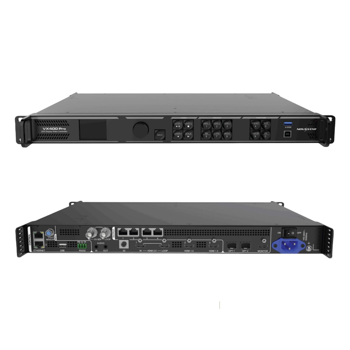 Novastar VX400 Pro All-in-One LED video Controller w/ 13 Million Pixels Loading Capacity