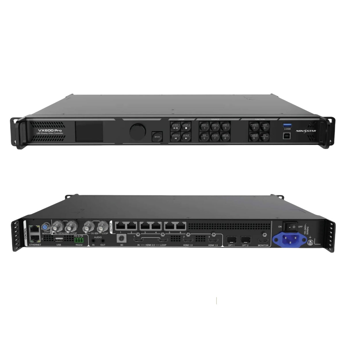 Novastar VX600 Pro All-in-One LED Screen Controller w/ 3.9 Million Pixels Loading Capacity