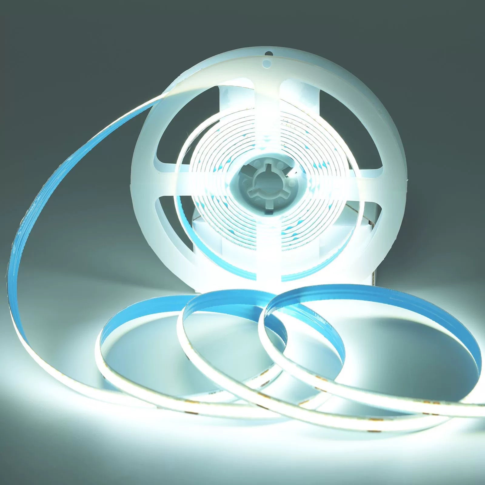 5MM Wide COB Flexible LED Strip Light - 12V / 24V | 384 LEDs/M | 3000K / 4000K / 6500K / Red / Blue / Green / Pink / Yellow | 5mm PCB | CRI 90+ | Dot-Free Continuous Lighting | Non-Waterproof | for Cabinets,Kitchen Office Lighting | 5/50M