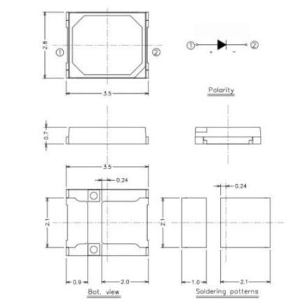 365–405nm UV LED Emitters Sample Pack  – 100 Pack | SMD2835 & SMD5050 | 0.2W / 0.5W | Gold Wire | 365nm-405nm UV Chips for Curing, Fluorescence & Skin Detection
