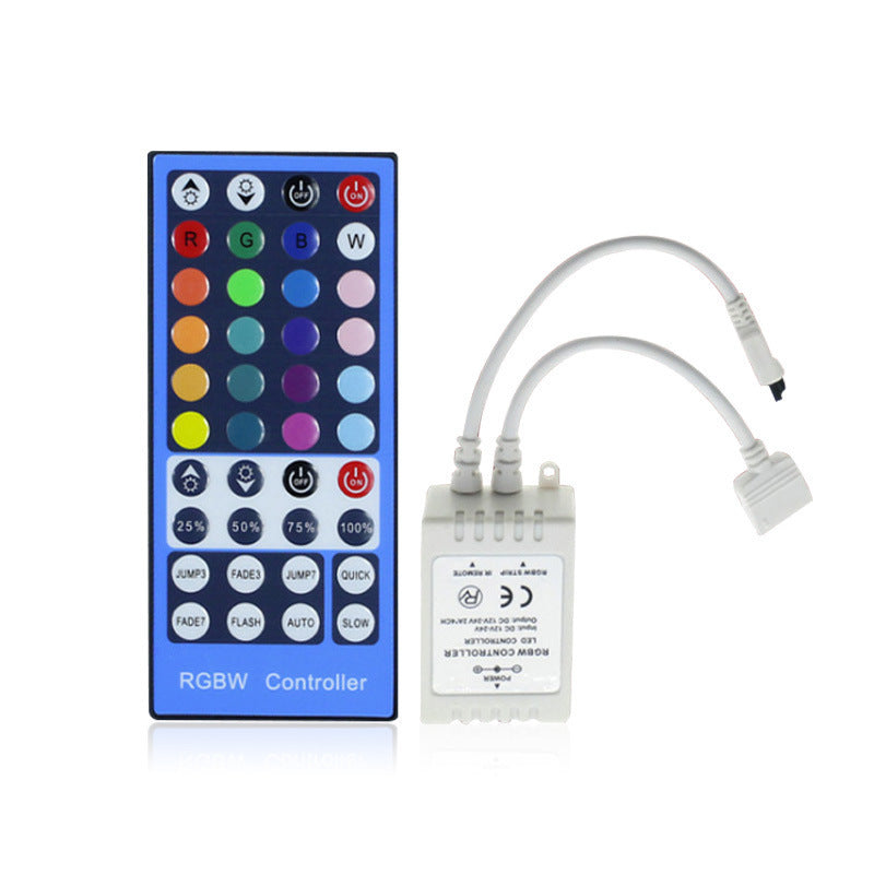 IR Remote RGB/RGBW LED Strip Controller – DC12V-24V | 24-Key / 40-Key / 44-Key Remote Options | For LED Strips