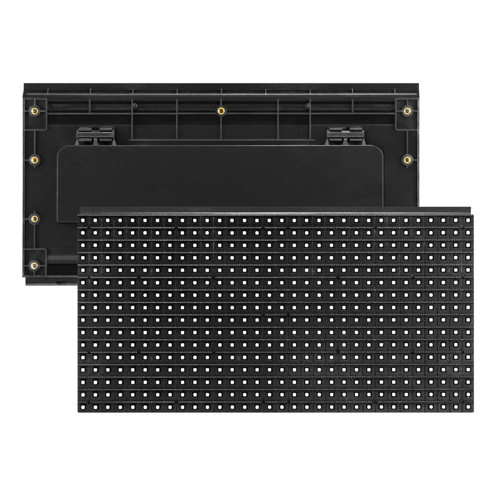 OD-WS Series Outdoor LED Display Module – P2.5 / P3.076 / P4 / P5 / P8 / P10 | 320×160mm | IP65 with Waterproof Back Cover