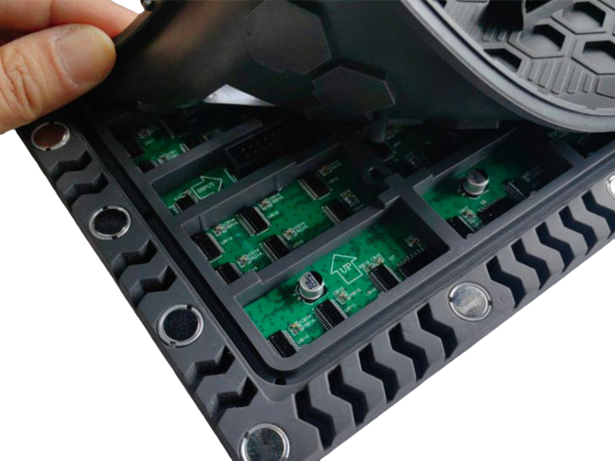 OF-3S Series Outdoor Flexible LED Module – P3.076 | 320×160mm Panel | IP65 Front Maintenance | 4500nits