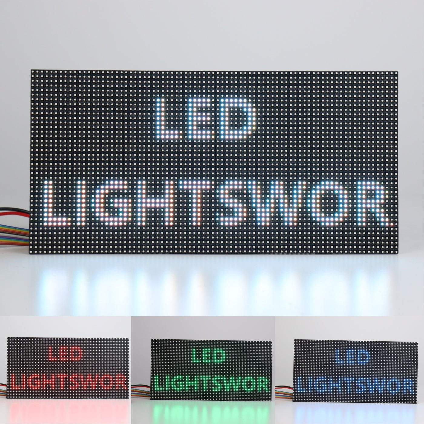 OF-3W Series Outdoor Flexible LED Module – P2.5 | P3.076 |P4 | P5 | P6.67 | P8 | P10 320×160mm Panel | IP65 Front Maintenance | >=4000nits