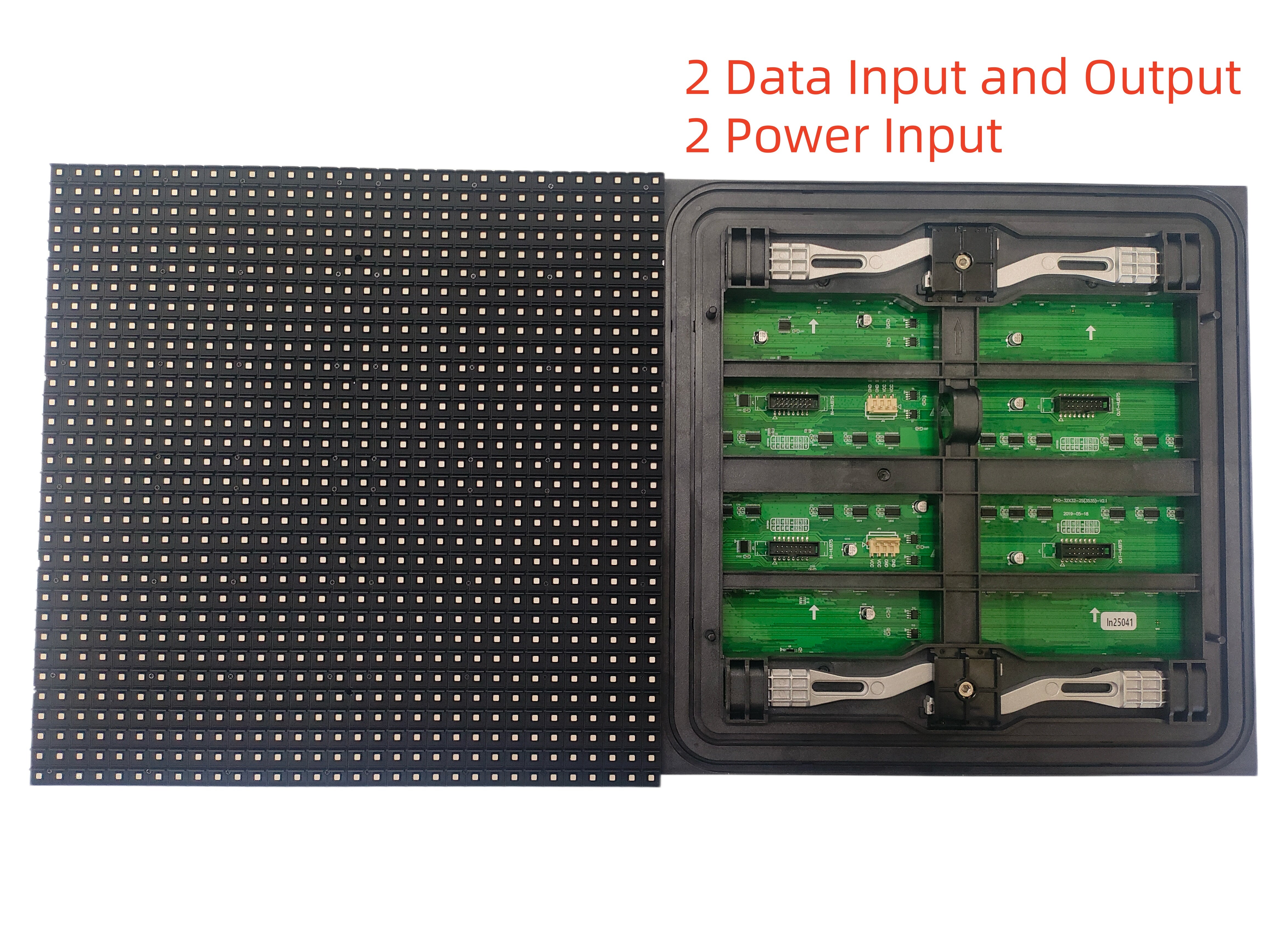 OD-PM Series Outdoor LED Module – P4 / P5 / P6.67 / P8 / P10 |  320×320mm Square Panel | IP65 Front & Rear Maintenance