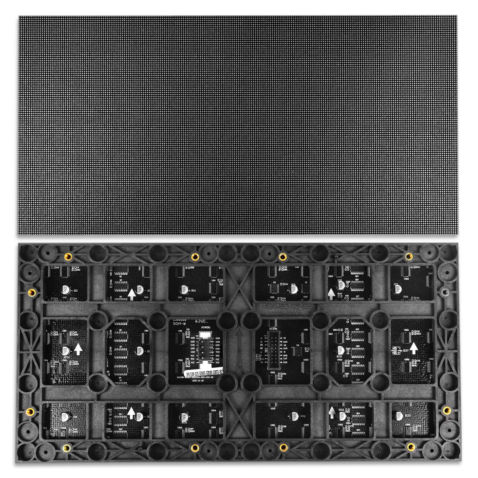 M-HD1.25L High Definition P1.25 (1.25mm) Small Pixel Pitch Indoor LED Module, Full RGB Pixel LED Tile in 320*160mm with 32768 dots, 1/64Scan, 600 Nits