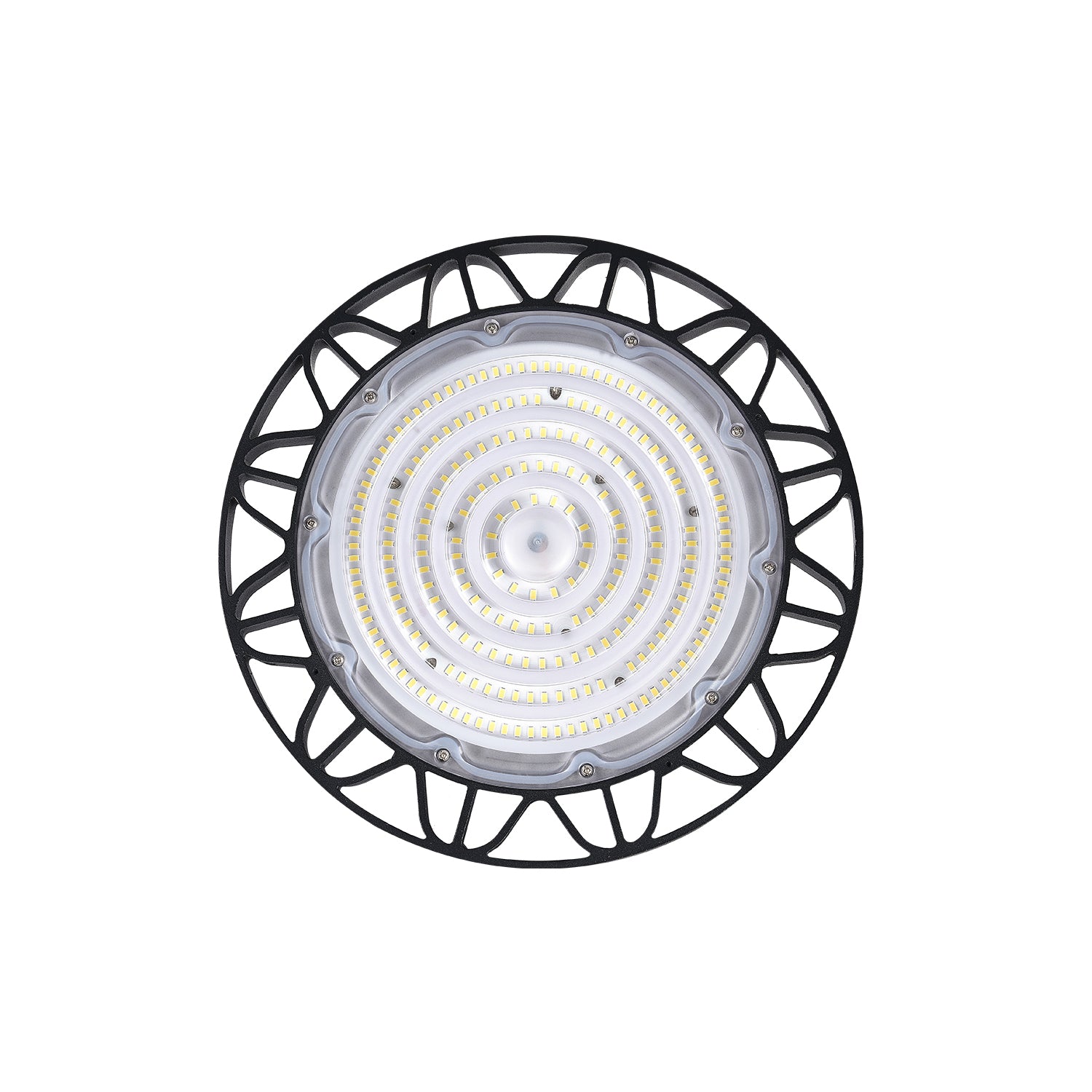UFO LED High Bay Light 200W 4 | 8 | 12 pcs  Pack, 6500K Daylight White, 26,000LM (130LM/W),100-240V AC High Bay LED Light with Hanging Hook for Factory Warehouse Workshop