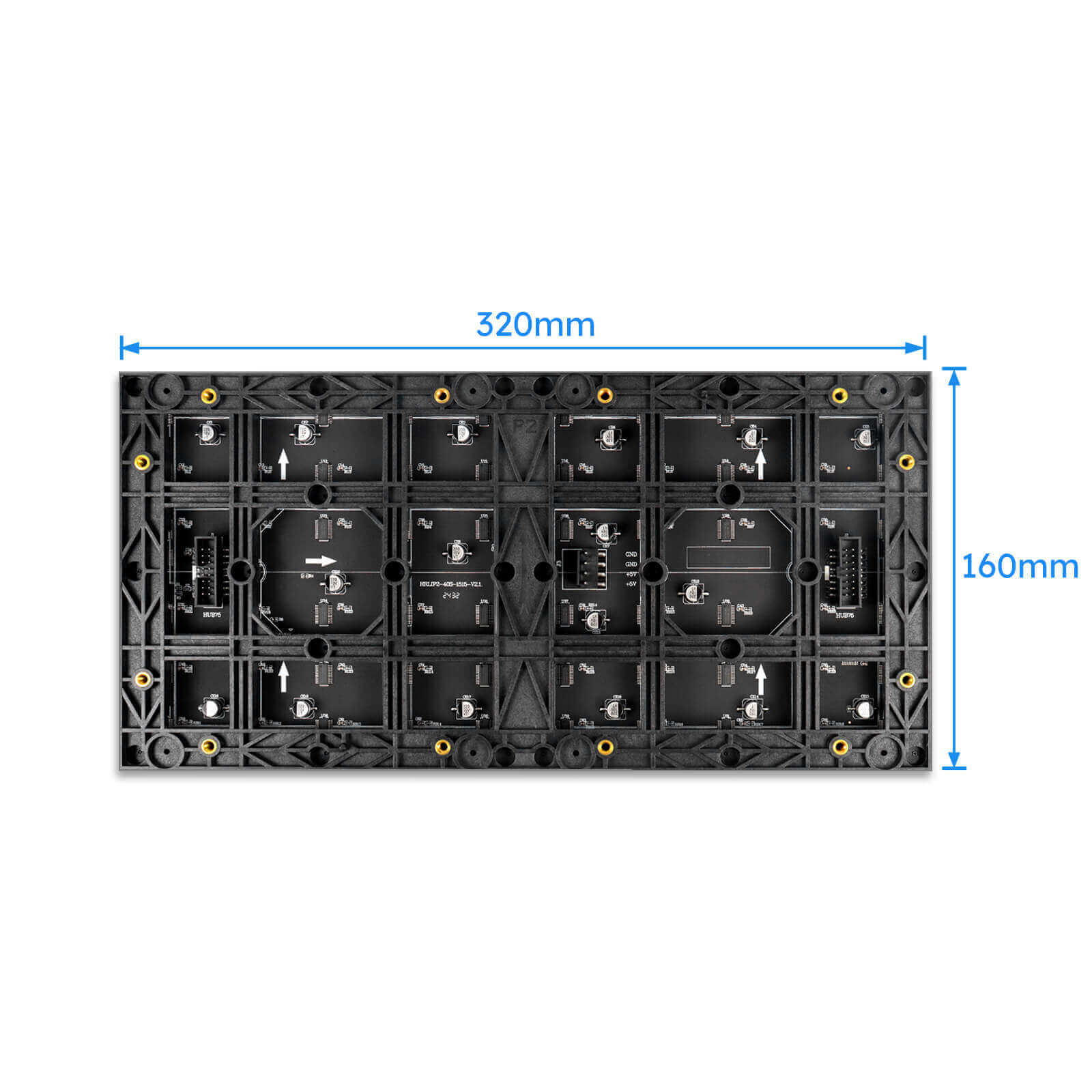 ID-G Series – P2.5 GOB Indoor LED Display Module | 320×160mm | 8,192 P